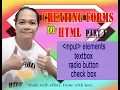 How to create forms in HTML - Tagalog Tutorial Part 1