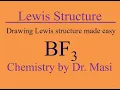 How to Draw a Lewis Structure for BF3 Boron Trifluoride