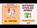 Cryptogram Thanksgiving Day Event Solution All Chapters