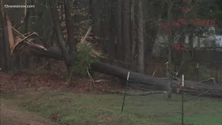 Storm damage in Gloucester County