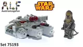 Lego Star Wars 75193 Millennium Falcon Microfighter - Lego Speed Build Review