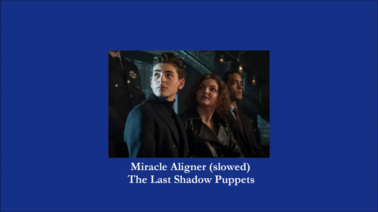 The Last Shadow Puppets - Miracle Aligner (slowed)