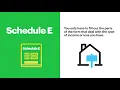 What is Schedule E H R Block
