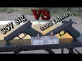 357 sig VS 9x25mm Dillon Ballistics Gel Test