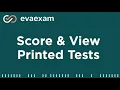 Score and View Printed Tests