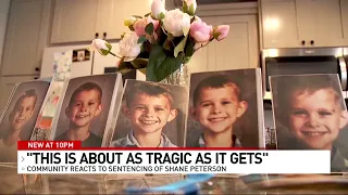 shane peterson sentenced up to life in prison in death of 12 year old son gavin