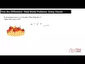 Find the Difference - Real World Problems Using Visuals 1 OA 1