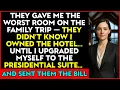 Download Lagu They Gave Me The Worst Room On The Family Trip — They Didn’t Know I Owned The Hotel…
