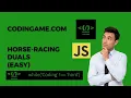 Coding Game - Horse Racing Duals Easy