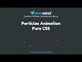 Glowing Particles Animation with CSS