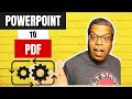 PowerPoint to PDF Batch Converter Using with PowerShell in Seconds No Additional Software Required