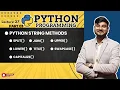 Python String Methods split join upper lower title capitalize and swapscase in Python