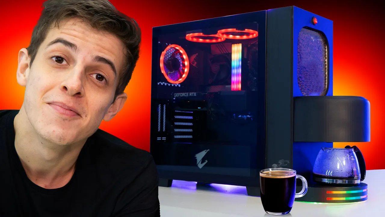 FIZ UM PC TÃO FORTE QUE FAZ ATÉ CAFÉ