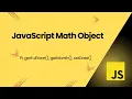 JavaScript Math Object