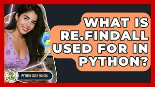 What Is Re findall Used For In Python - Python Code School