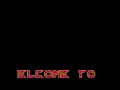 Scrolling message on Amiga 1200 coded in Blitz Basic 2