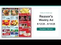 Reasor s Weekly Ad 26 - 26 Top Deals