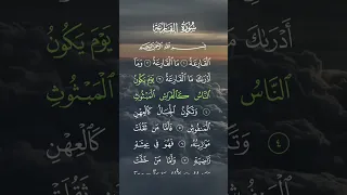 سورة القارعة الشيخ ماهر المعيقلي  سورة القارعة الشيخ ماهر المعيقلي