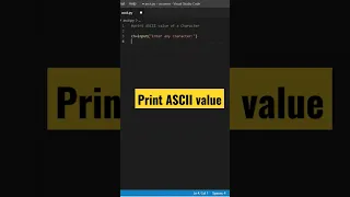 Print ASCII value in Python