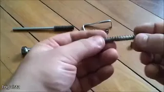 كيف تصنع مسدس طلقة واحد من معدات منزلية خطير جدا استخدموه على الافاعي والفئران 