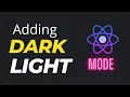 Adding Dark and Light Mode in ReactJs - Codersarts