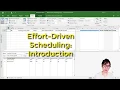 Microsoft Project - Effort-Driven Scheduling Introduction