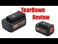 BLACK DECKER Craftsman 40V Battery teardown review