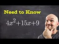 What you need to know about Factoring Perfect Square Trinomials