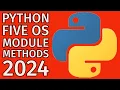 Python 5 MUST KNOW OS Module Methods-For Beginners 2024