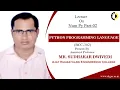 NUM PY PART 02 PYTHON PROGRAMMING LANGUAGE LECTURE 02 BY MR SUDHAKAR DWIVEDI AKGEC