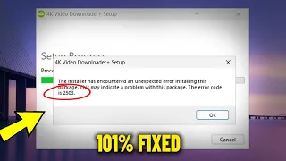 The installer has encountered an unexpected error 2503 - 2502 in Windows 11 10 How To Fix