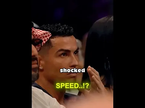 Ronaldo Watches as Speed Shows His Strength 😳💪