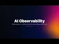 AI Observability in Splunk Observability Cloud