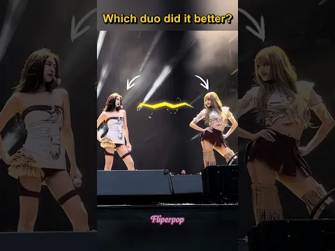 Jennie and Lisa or Rosé and Jisoo