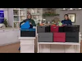 Clevermade Set of 2 62-Liter Collapsible Crates w Lids on QVC