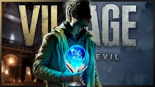 ¡¿Solo a CUCHILLO!? | El PLATINO de Resident Evil Village es SALVAJE ☠️