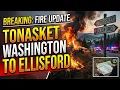 Tonasket Washington to Ellisford wa Worlds on fire today
