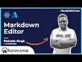 Build a Markdown Editor in React Deploy it to Azure