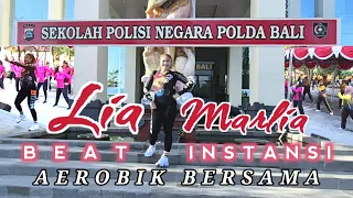 senam aerobik beat instansi spn polda bali aerobik bersama menjaga tubuh bugar spnpoldabali1469