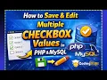 How to Insert and Edit Checkbox Values in Database PHP MySQL
