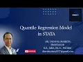 17 Quantile Regression Model in STATA Dr Dhaval Maheta