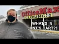 What s in Junt s Cart - OfficeMax Liquidation Sale