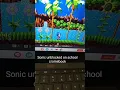 sonic unblocked on school Chromebook site name is SM games be