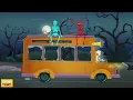 Wheels On The Bus With Five Skeletons + Spooky Scary Skeletons Songs By Teehee Town