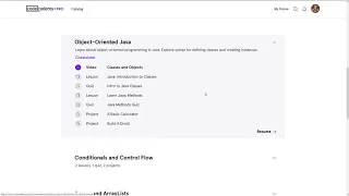 Learn Java - 3 0 Object Oriented Java Codecademy Walkthrough