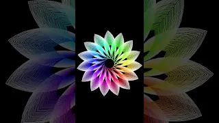 Colorful Circular Pattern with Python Turtle Graphics