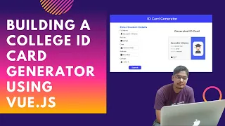 Building Id Card Generator using Vue js - Part 1