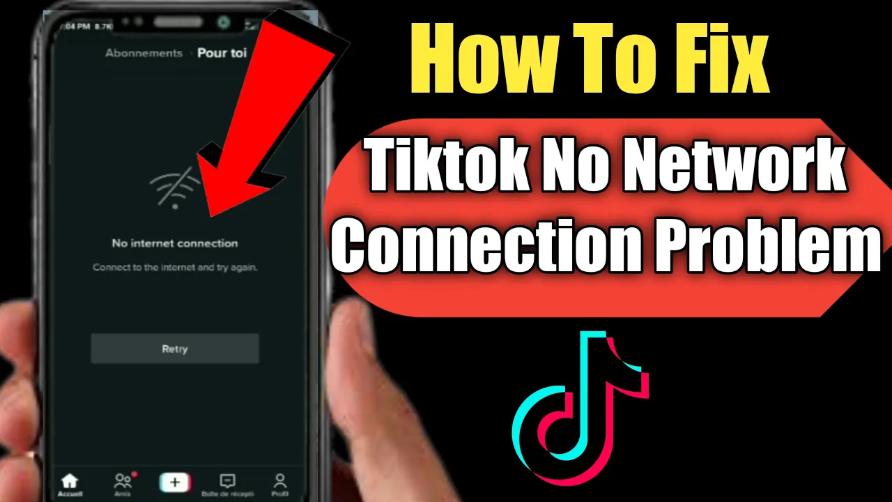 Fix Tiktok No Network Connection Problem 2024 | Tiktok No Internet Connection Error Problem Sove |