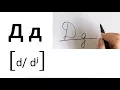 How to write the Russian alphabet Cyrillic alphabet handwriting