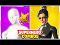5 New TRYHARD Superhero COMBOS in Fortnite PROS Use These Combos